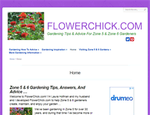 Tablet Screenshot of flowerchick.com